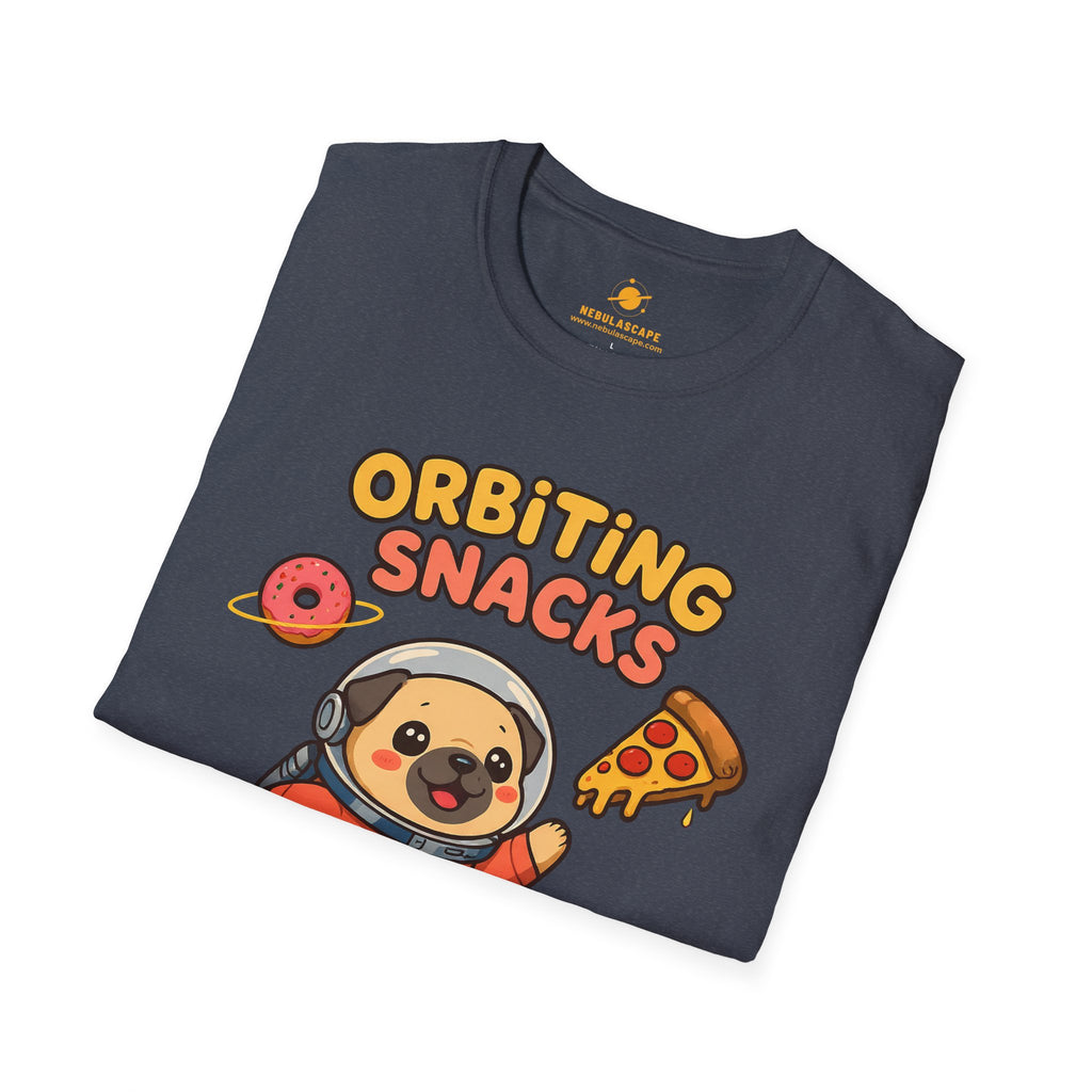 Orbiting Snacks Dog Astronaut T-Shirt
