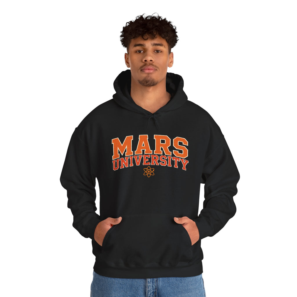Mars University Hoodie – Retro Collegiate Graphic Pullover