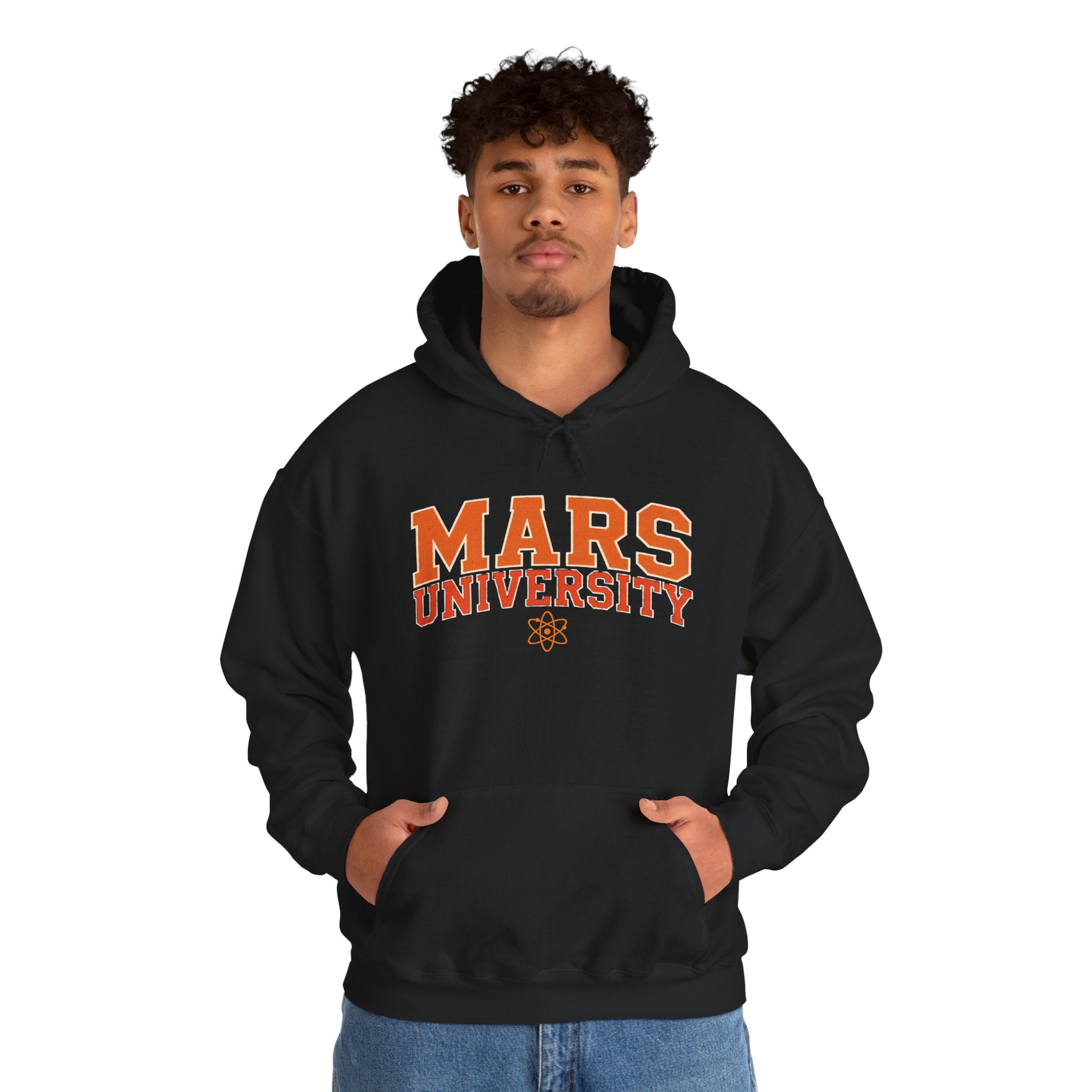 Mars University Hoodie – Retro Collegiate Graphic Pullover