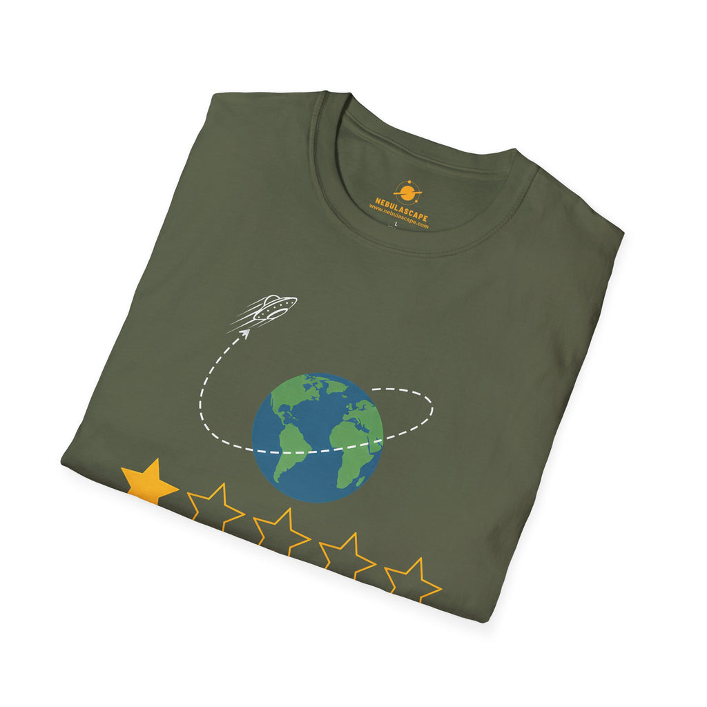 Earth: 1 Star Graphic T-Shirt — 'Would Not Recommend' Funny Eco Humor Tee