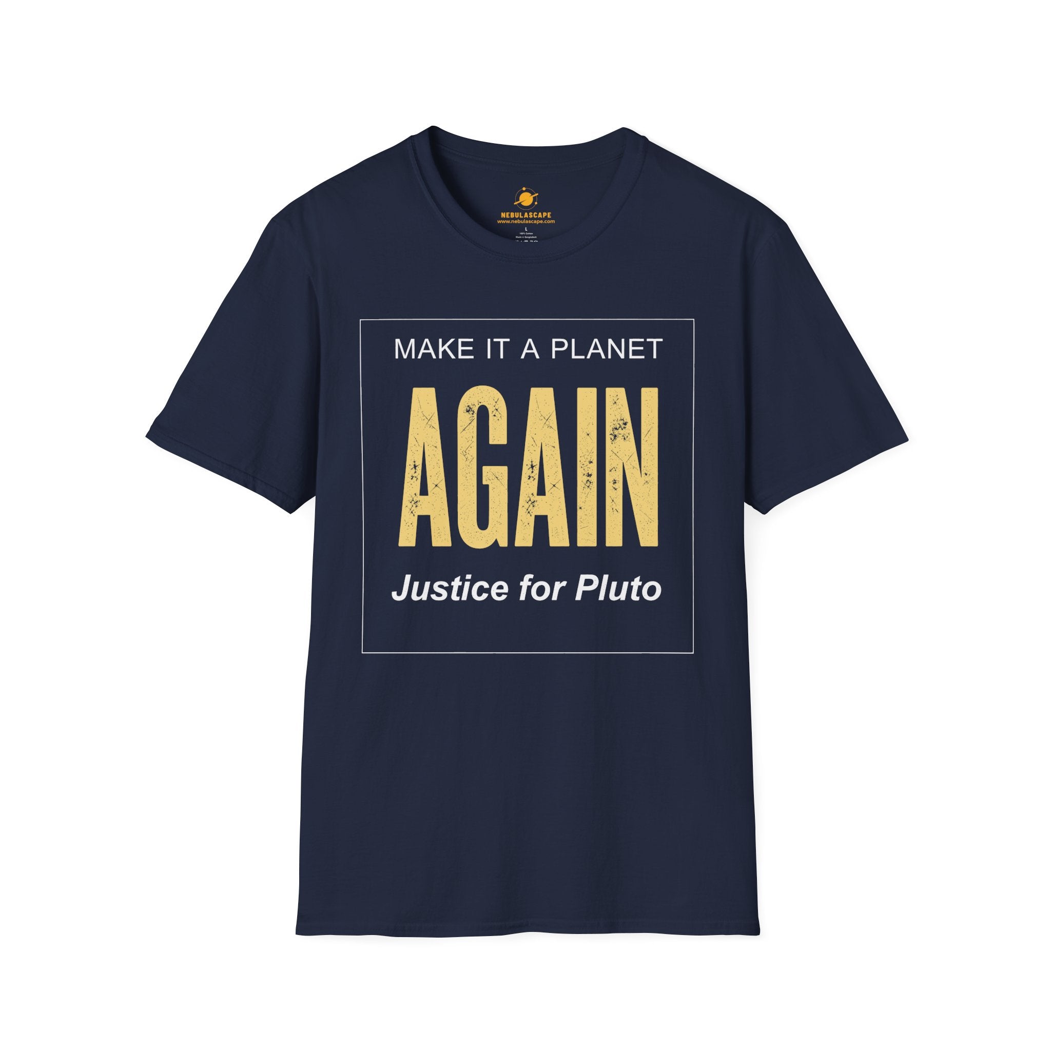 Make It a Planet Again T-Shirt — Justice for Pluto Protest Tee