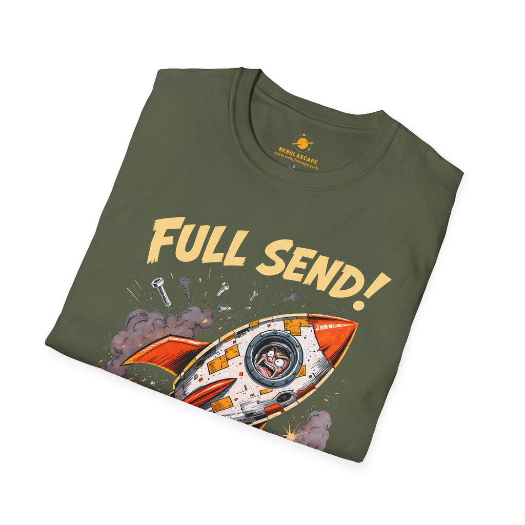 Full Send Rocket Launch Design 2 T-Shirt