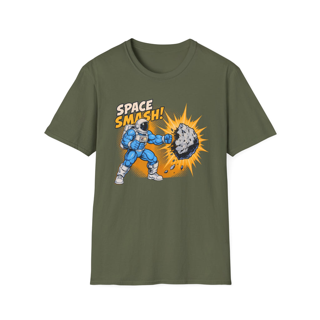 Space Smash Comic Style T-Shirt