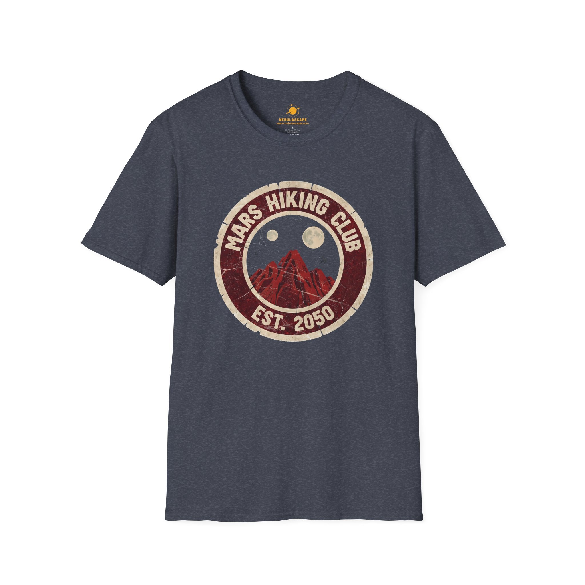Mars Hiking Club T-Shirt — Vintage Space Exploration Tee (Est. 2050)