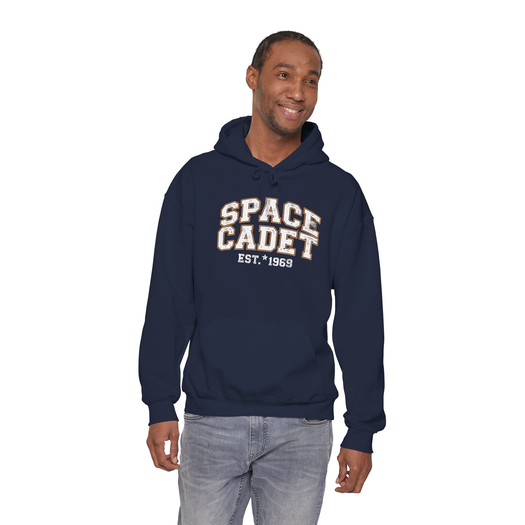 Space Cadet Hoodie - 'Space Cadet Est. 1969' Vintage Astronaut Pullover
