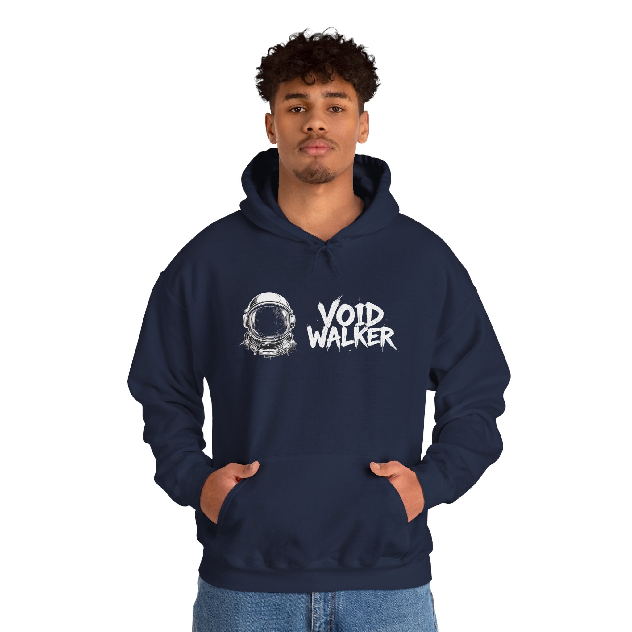 Void Walker Hoodie — Space Helmet Graphic Astronaut Pullover