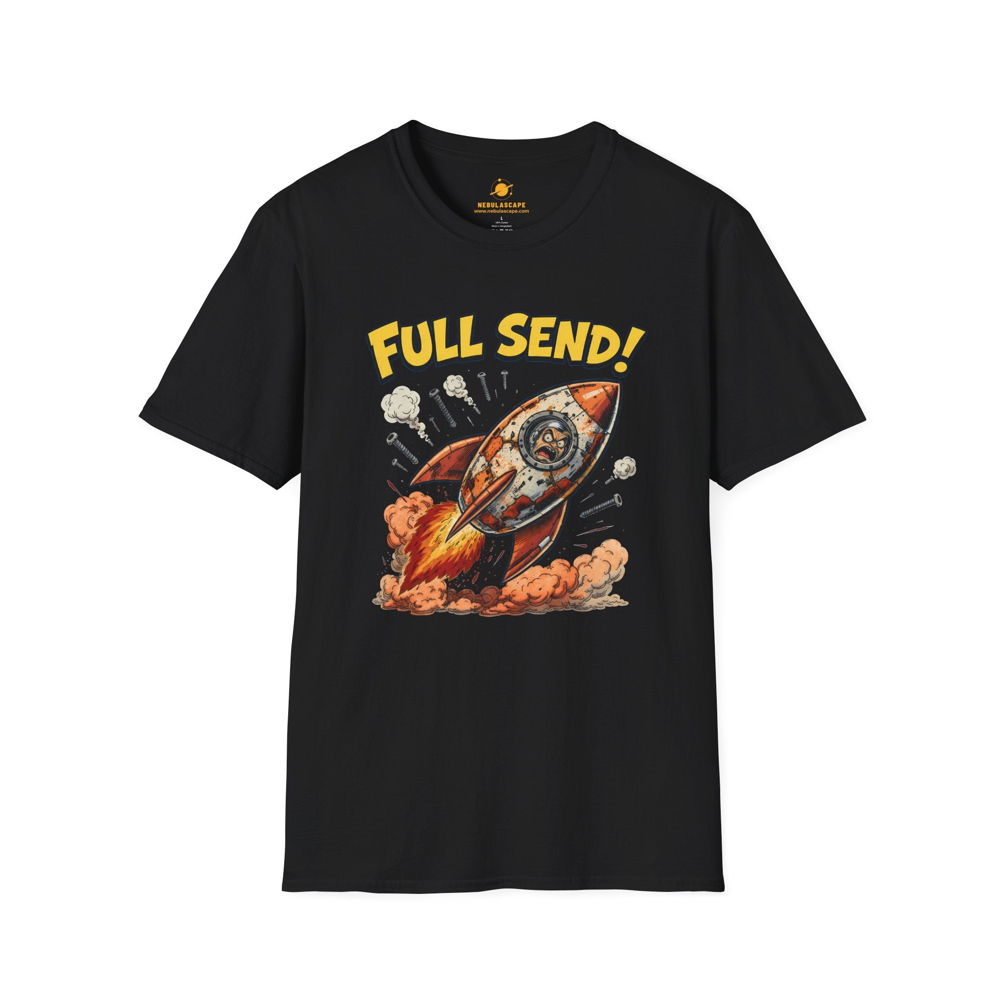 Full Send Rocket Launch T-Shirt
