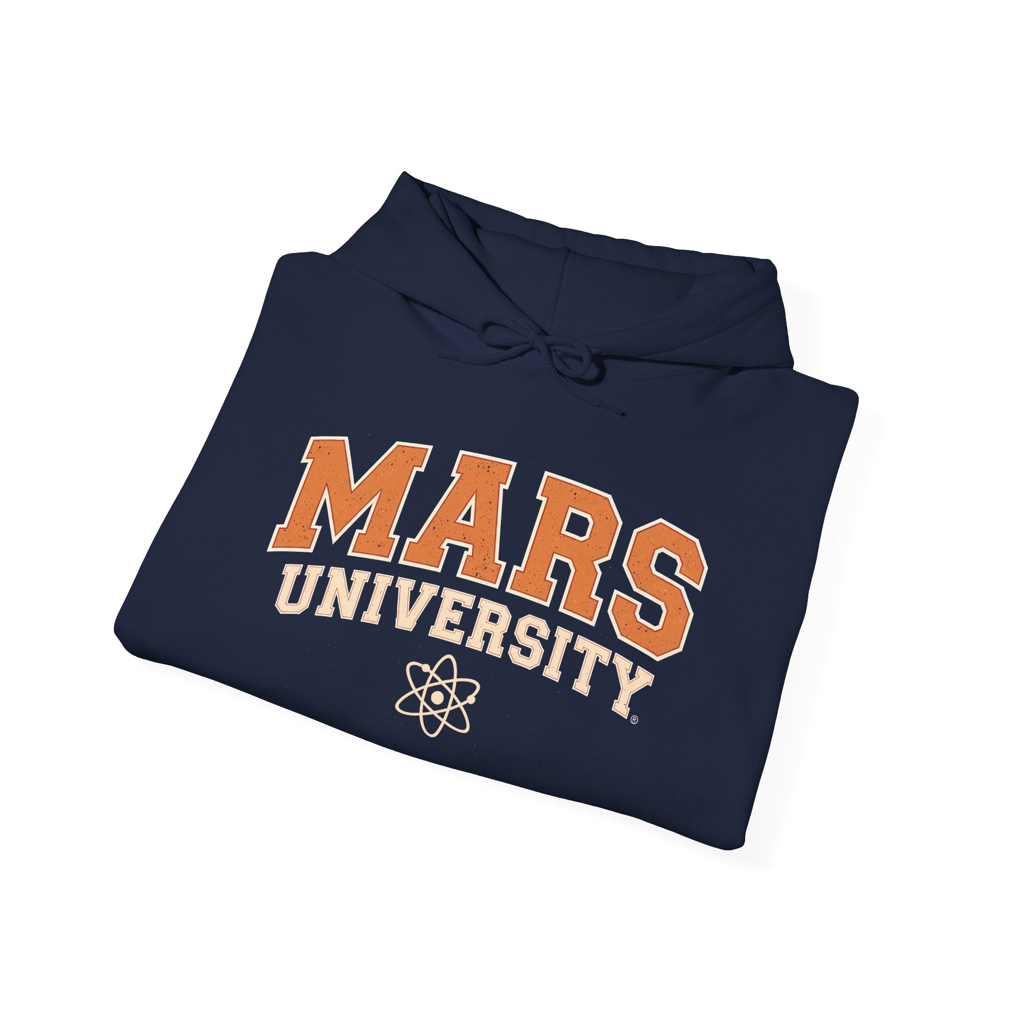 Mars University Hoodie — Retro Collegiate Space Sweatshirt