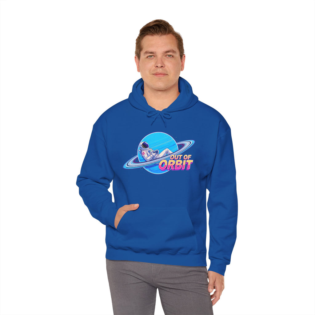 Out of Orbit Astronaut Hoodie – Retro Space Graphic Sweatshirt