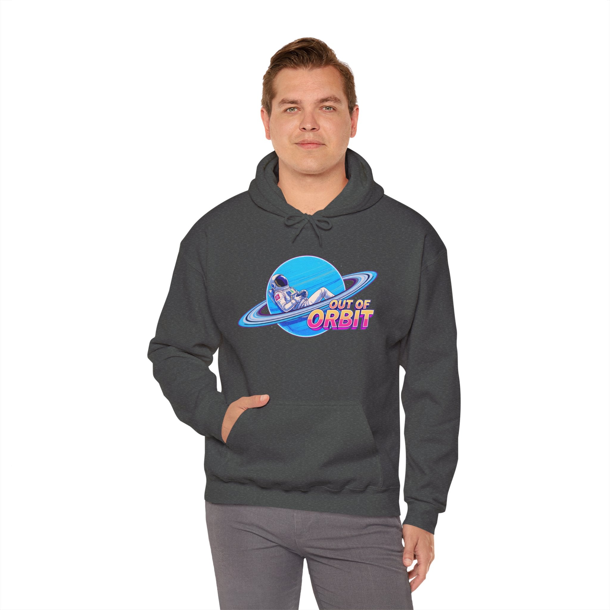 Out of Orbit Astronaut Hoodie – Retro Space Graphic Sweatshirt