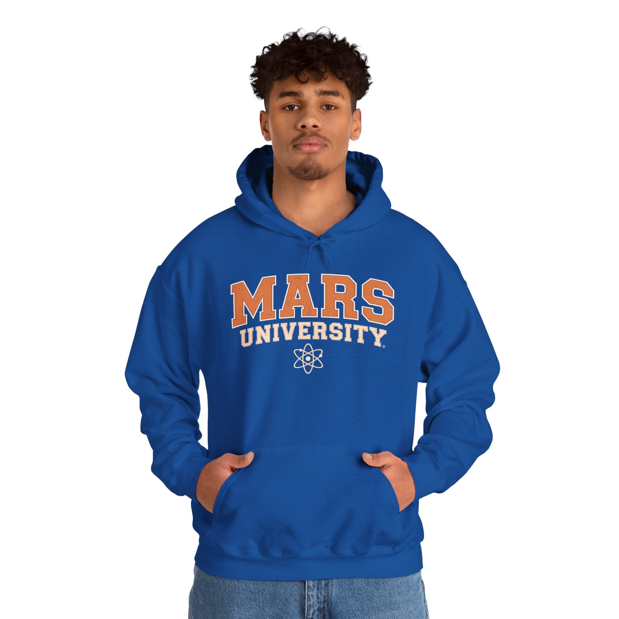 Mars University Hoodie — Retro Collegiate Space Sweatshirt