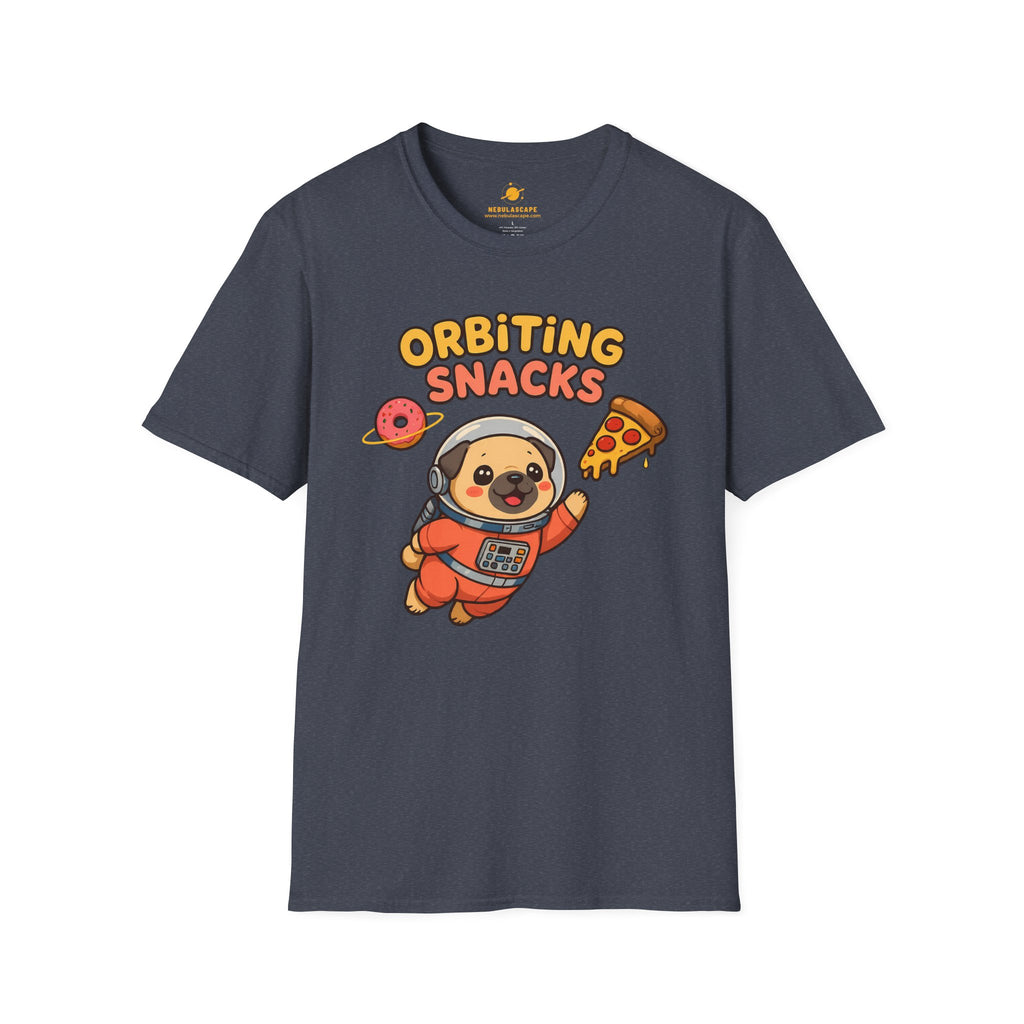 Orbiting Snacks Dog Astronaut T-Shirt