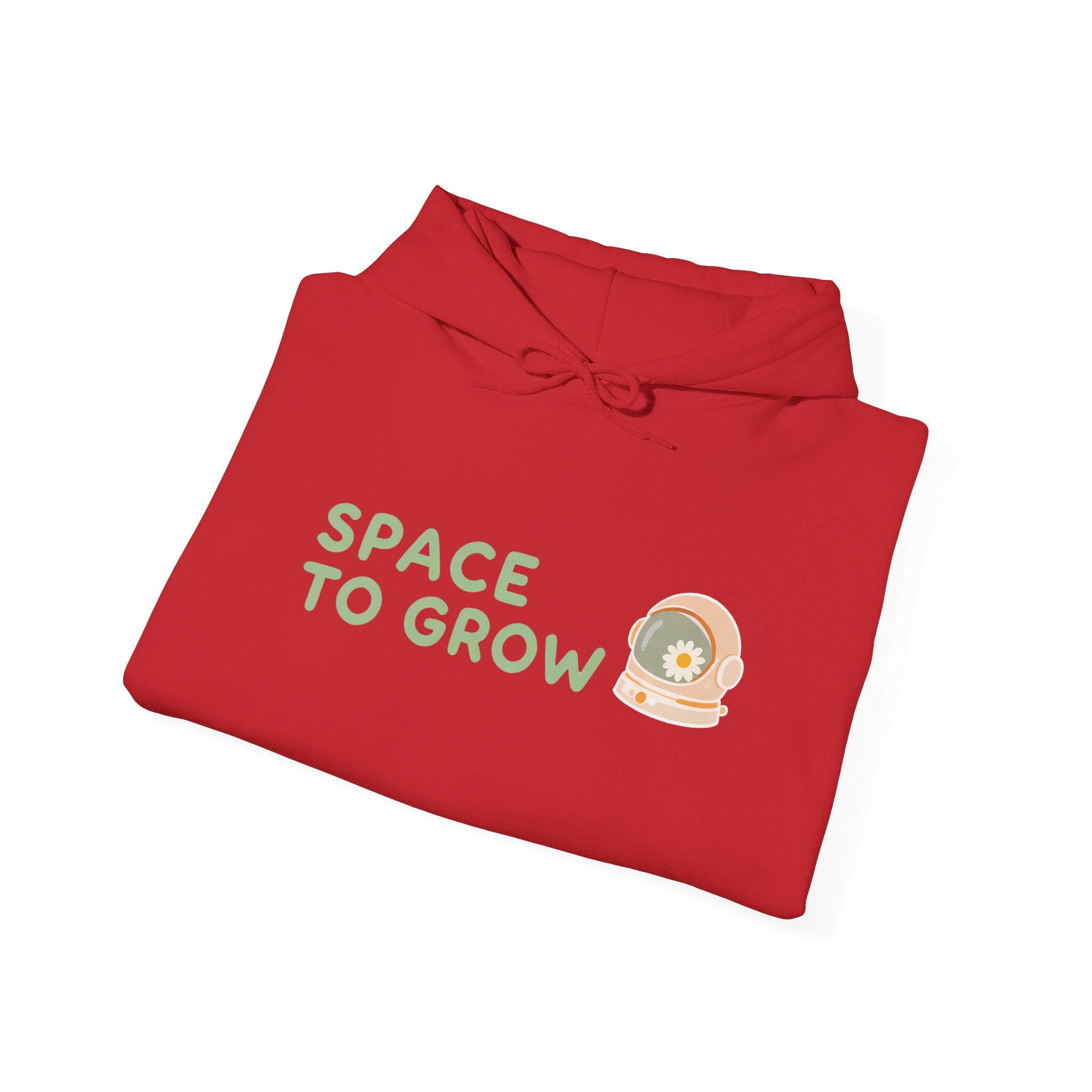 Space to Grow Hoodie — Cute Plant Astronaut Graphic Hoodie