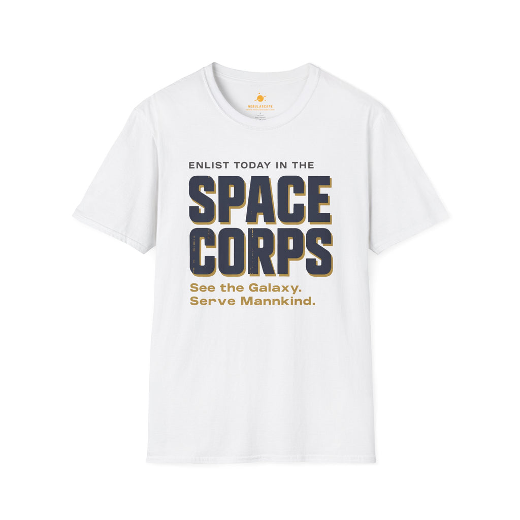 Space Corps T-Shirt – “See the Galaxy, Serve Mankind” Retro Sci‑Fi Tee
