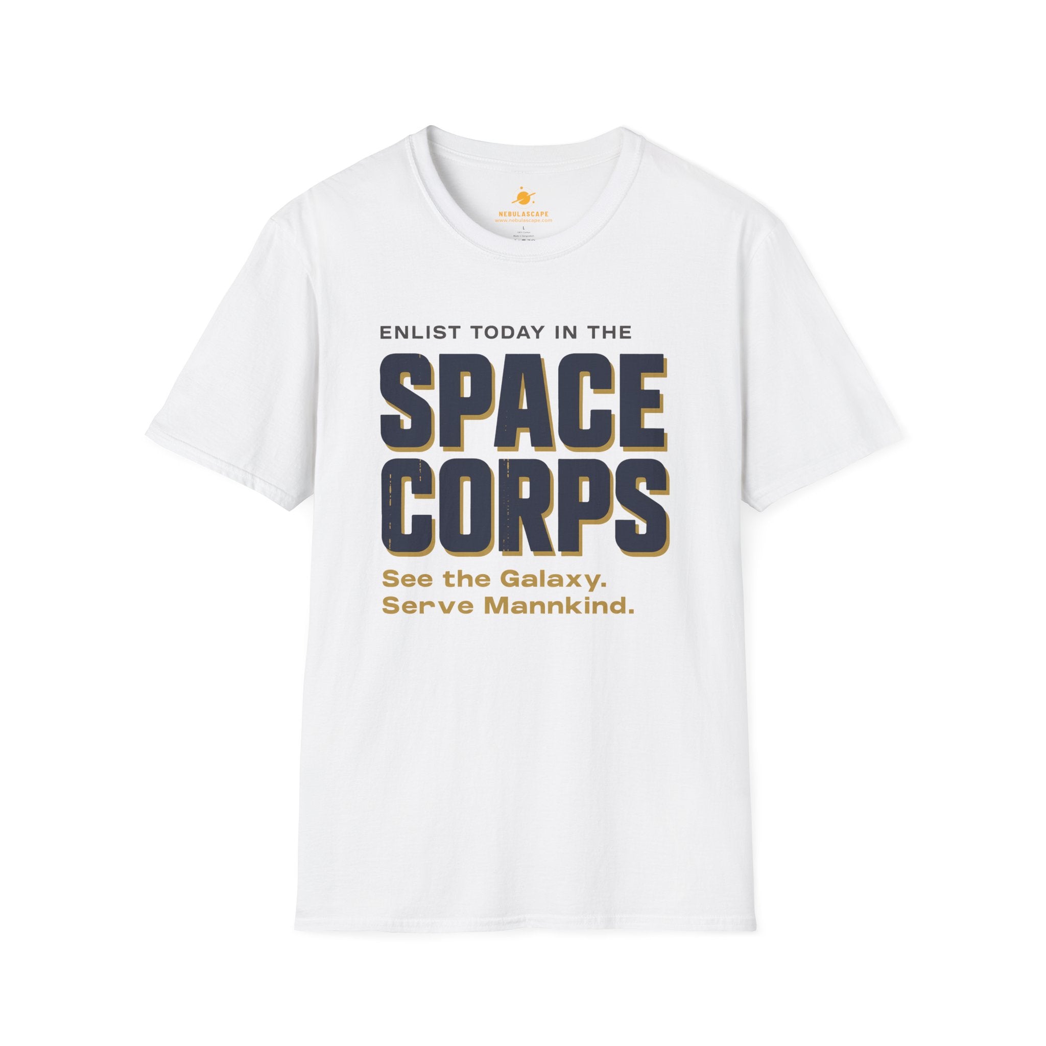 Space Corps T-Shirt – “See the Galaxy, Serve Mankind” Retro Sci‑Fi Tee