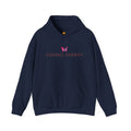 Cosmic Energy Hoodie — Pink Butterfly Spiritual Graphic Hoodie