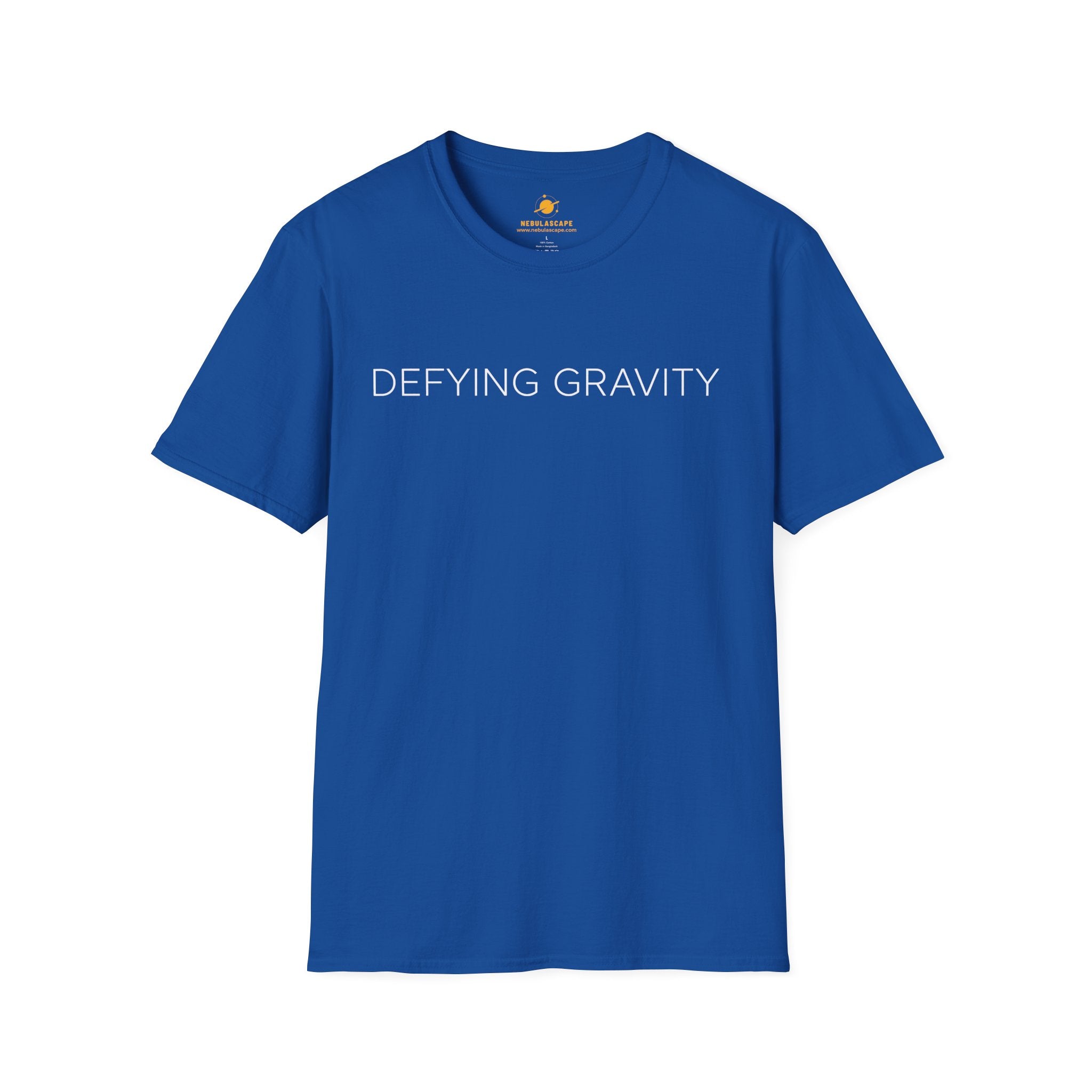 Defying Gravity T-Shirt — Minimalist Inspirational Graphic Tee