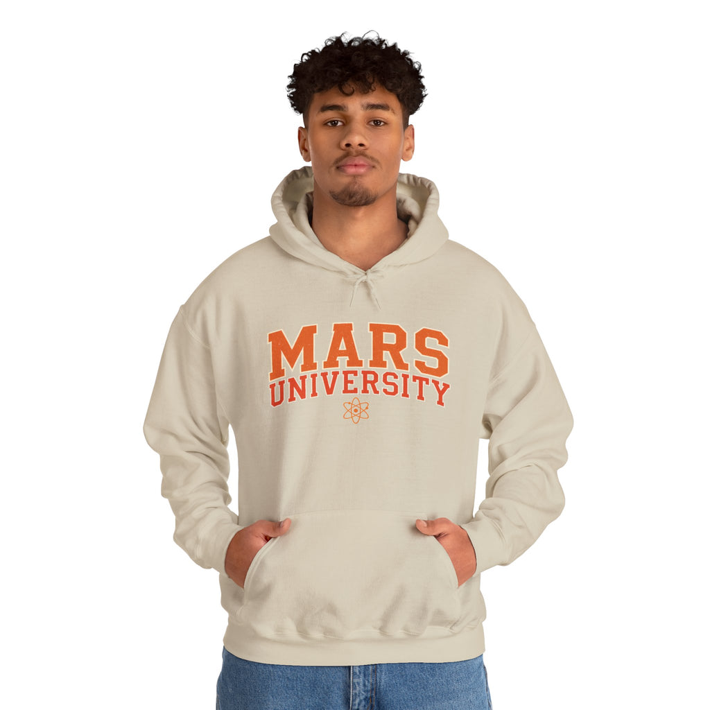 Mars University Hoodie – Retro Collegiate Graphic Pullover