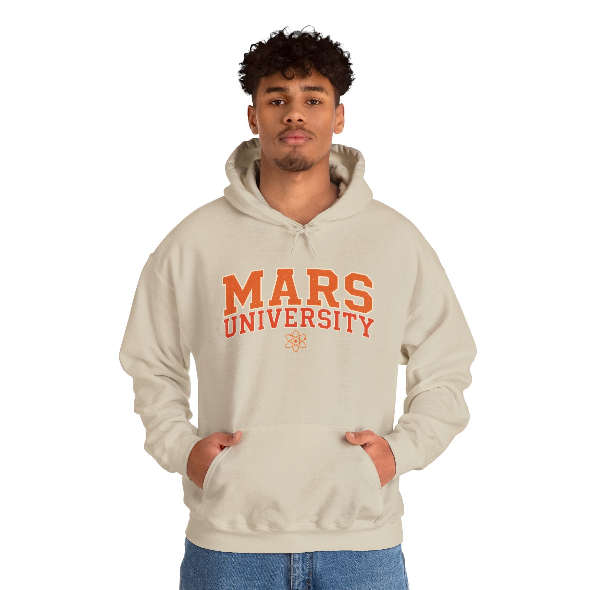 Mars University Hoodie – Retro Collegiate Graphic Pullover