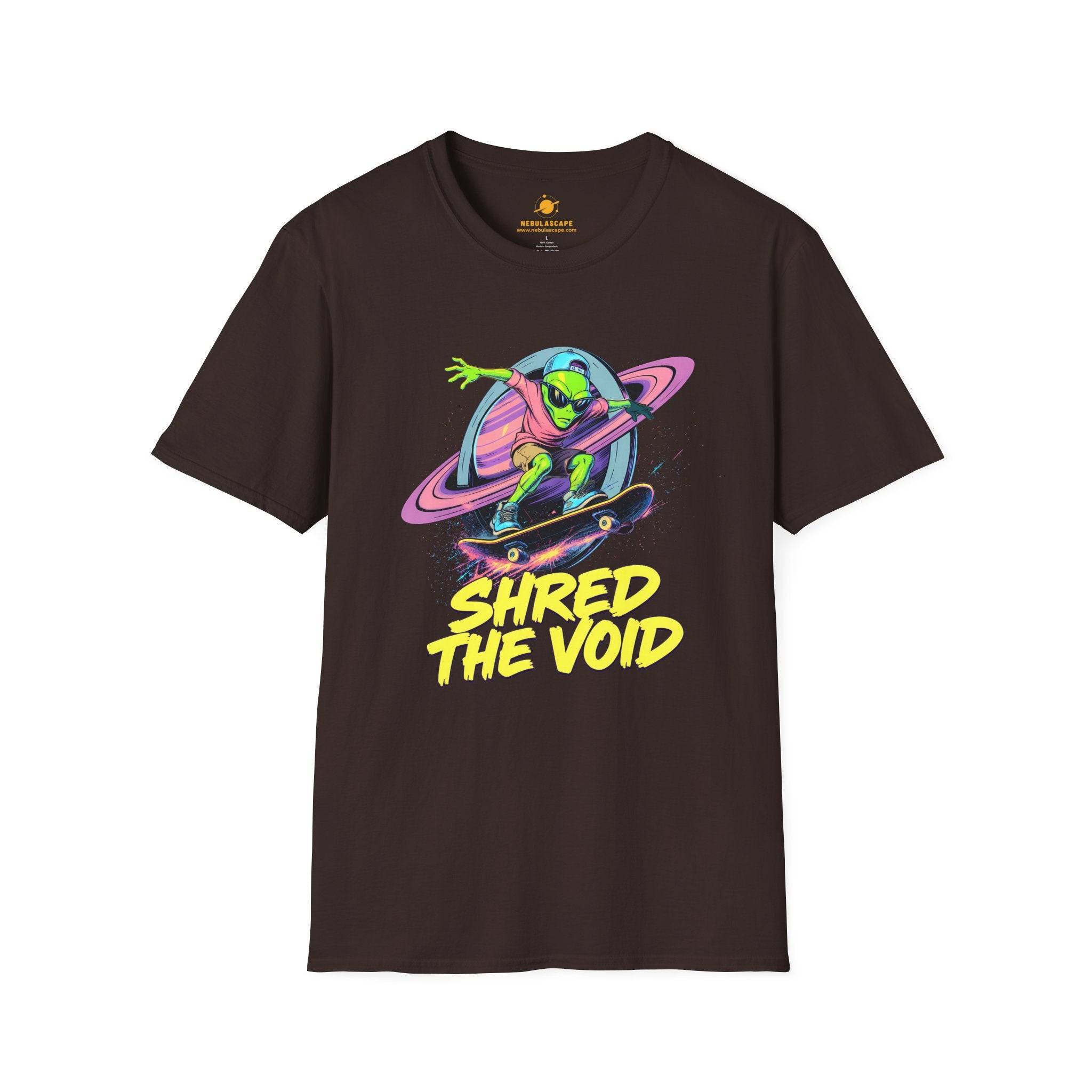 Shred The Void - Alien Skateboarder T-Shirt