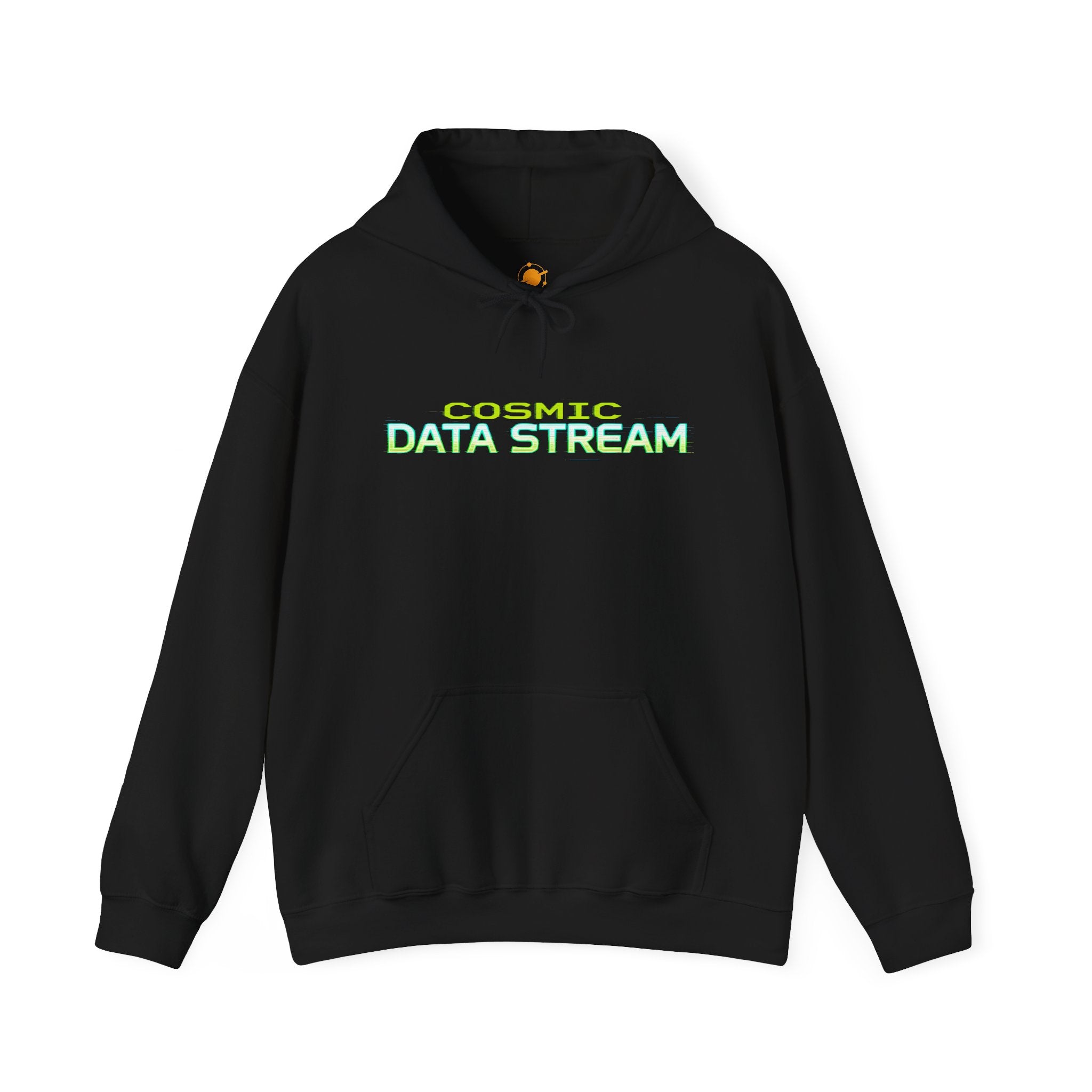 Cosmic Data Stream Hoodie – Futuristic Tech Graphic Pullover