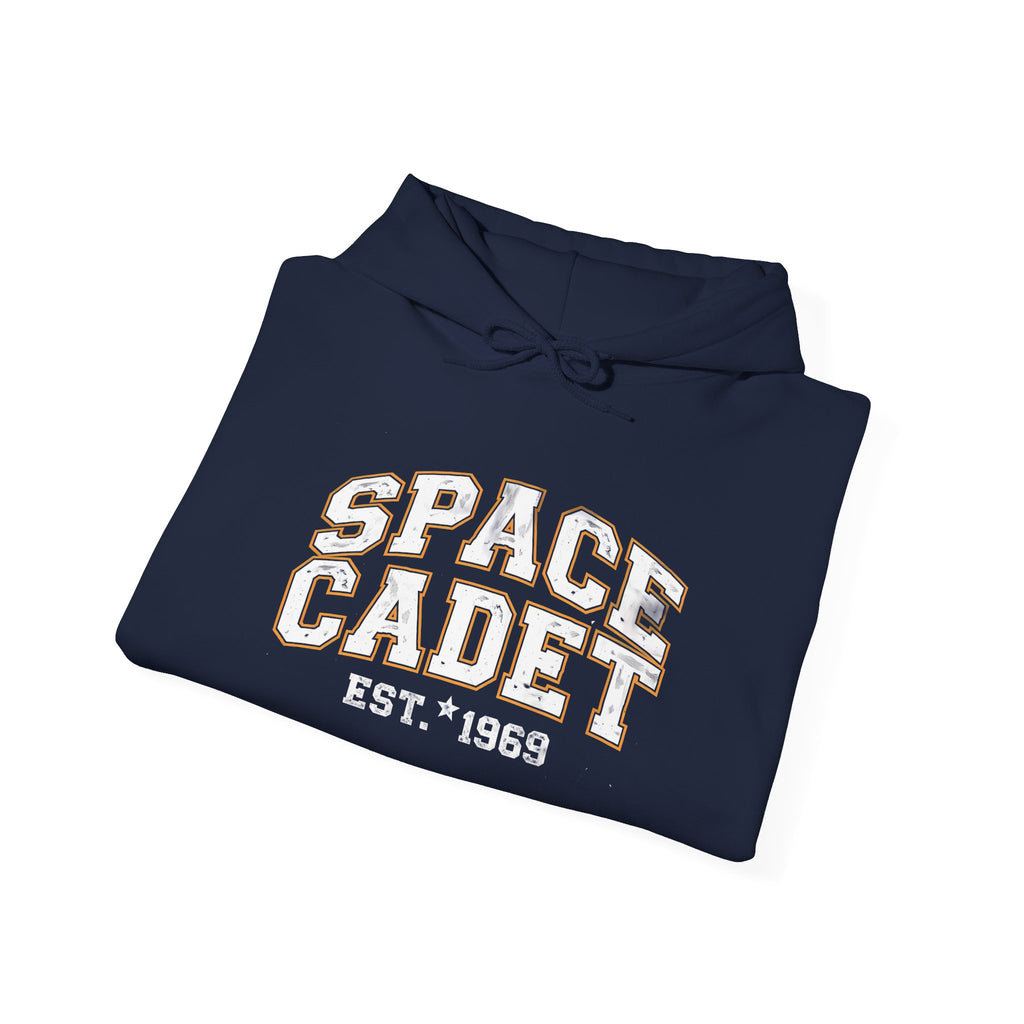 Space Cadet Hoodie - 'Space Cadet Est. 1969' Vintage Astronaut Pullover