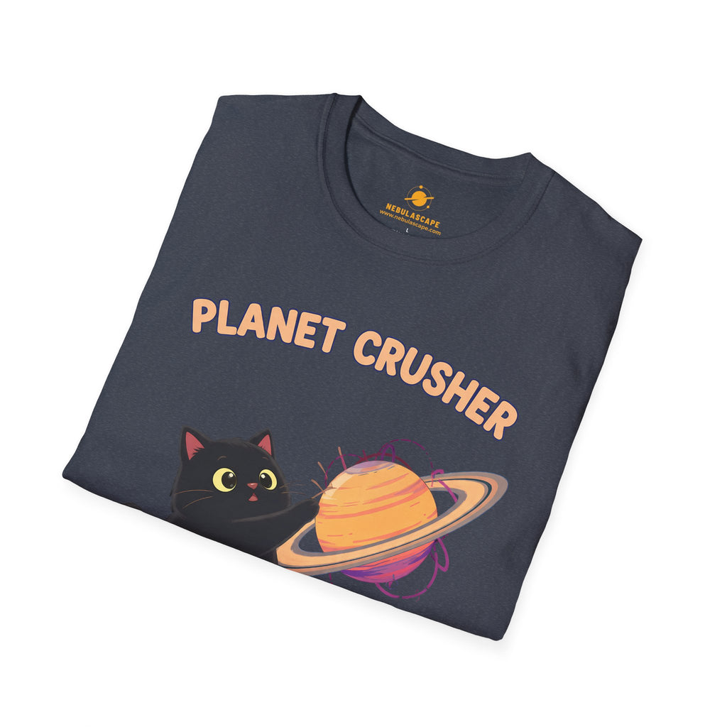 Planet Crusher Black Cat T-Shirt