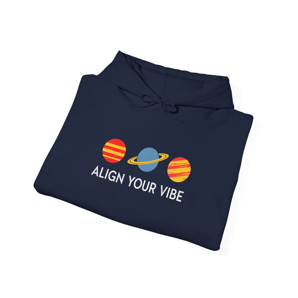 Align Your Vibe Hoodie – Planet Graphic Spiritual Sweatshirt