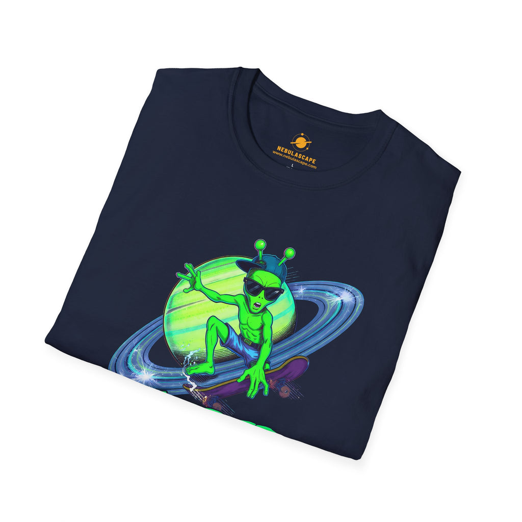Shred The Void - Alien Skateboarder T-Shirt