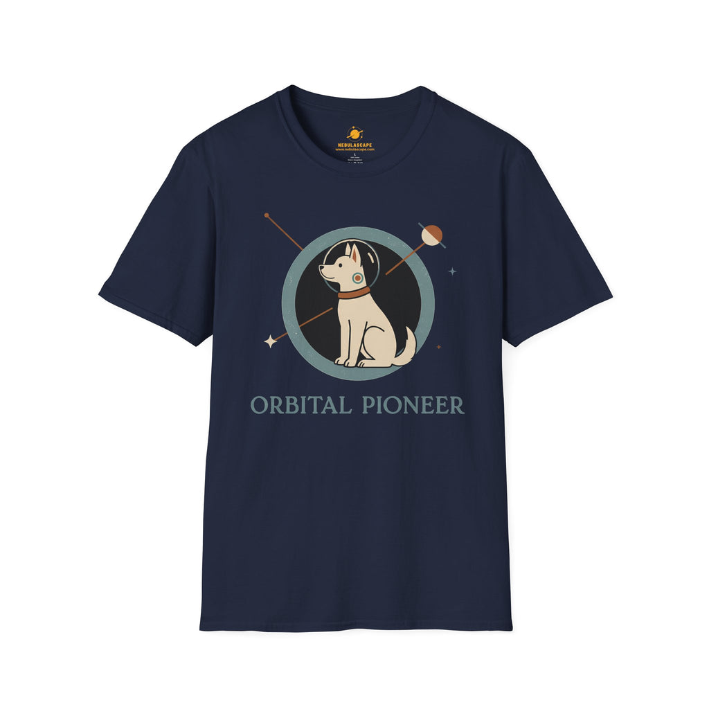 Orbital Pioneer Dog in Space T-Shirt