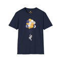 Astronaut Balloon T‑Shirt — Floating Space Explorer Graphic Tee