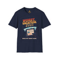 Worst Vacation Ever T-Shirt — Funny 'Would Not Abduct Again' Alien Vacation Tee