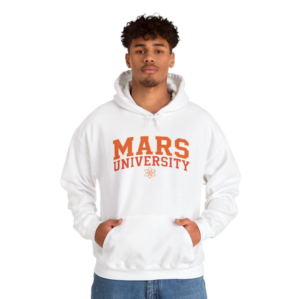Mars University Hoodie – Retro Collegiate Graphic Pullover