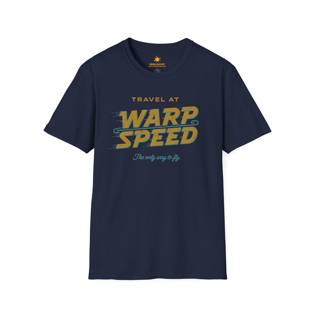 Warp Speed T-Shirt — Travel At Warp Speed Retro Graphic Tee
