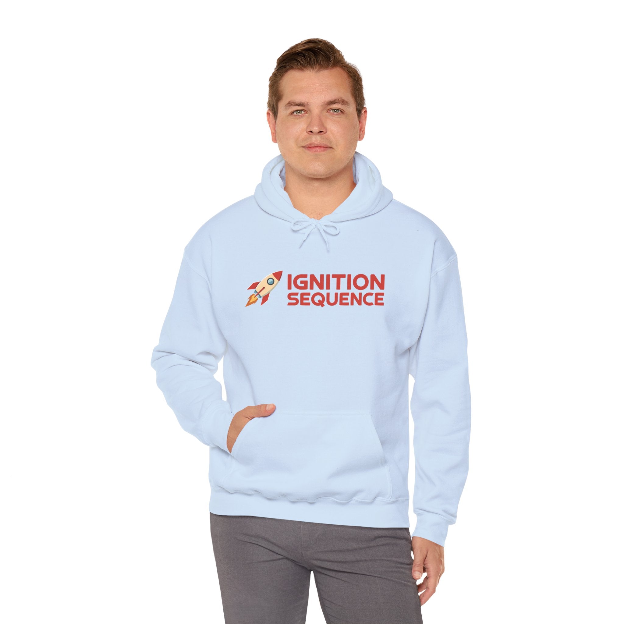 Ignition Sequence Hoodie — Rocket Logo Hooded Sweatshirt