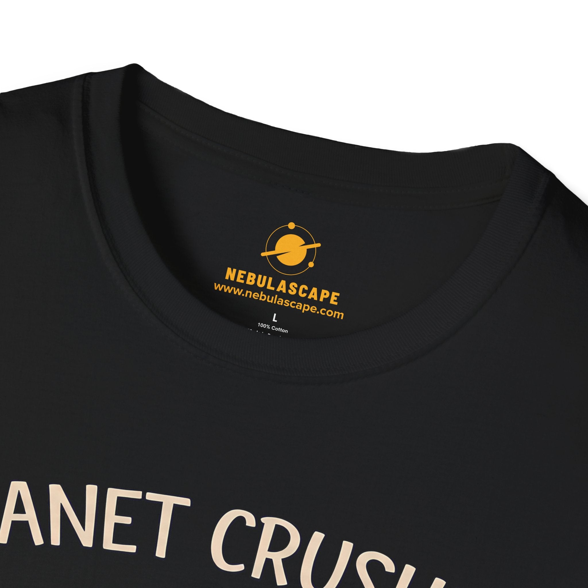 Planet Crusher Black Cat Playing T-Shirt