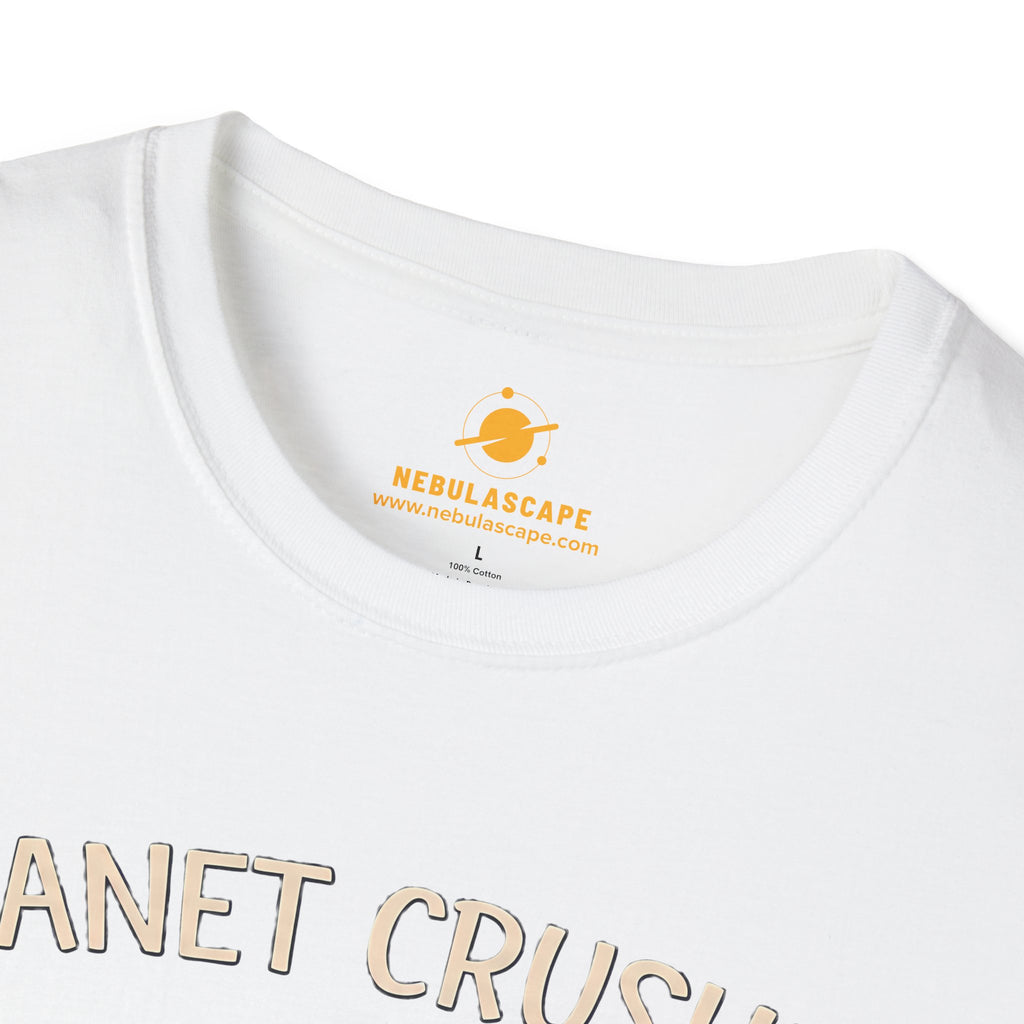 Planet Crusher Black Cat Playing T-Shirt