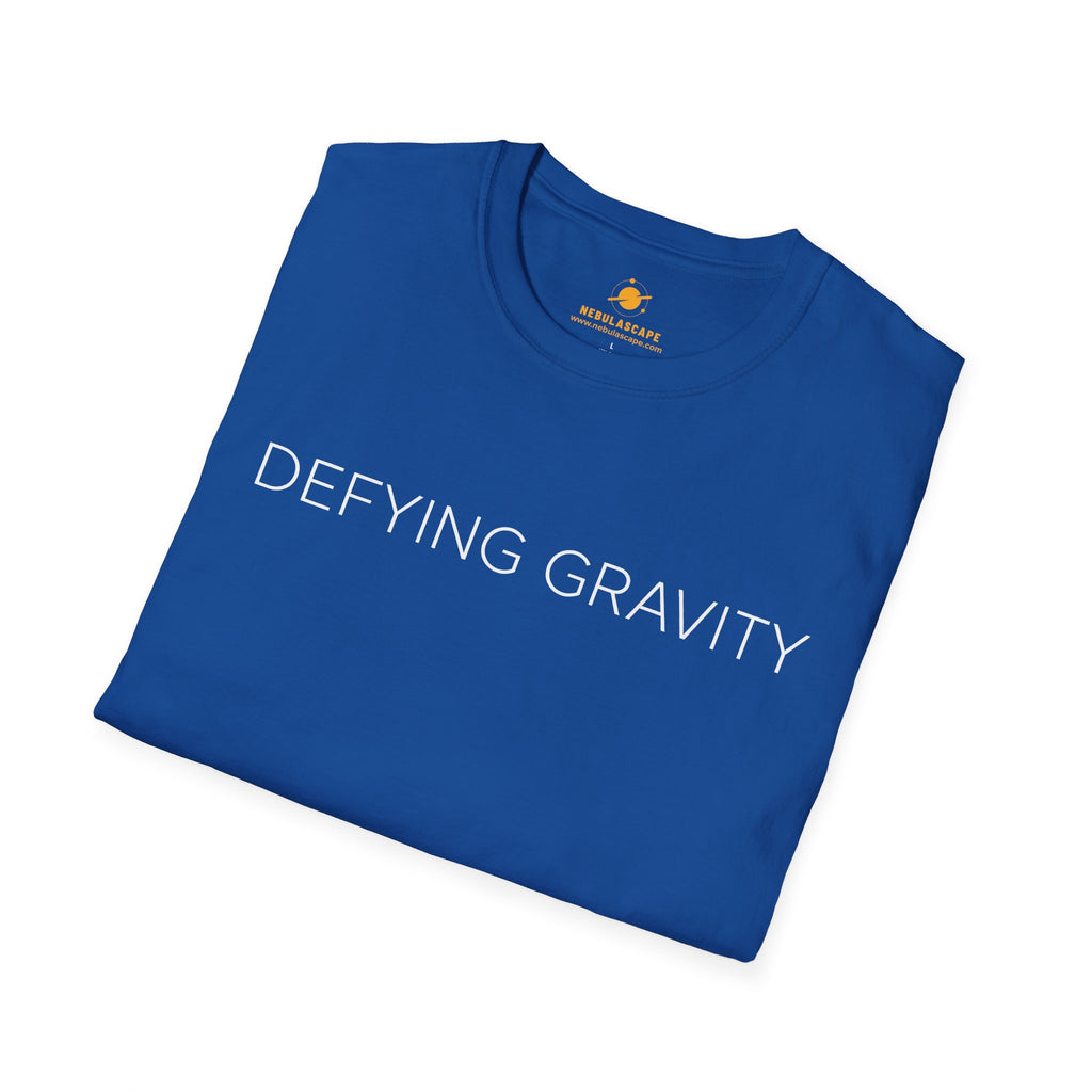 Defying Gravity T-Shirt — Minimalist Inspirational Graphic Tee