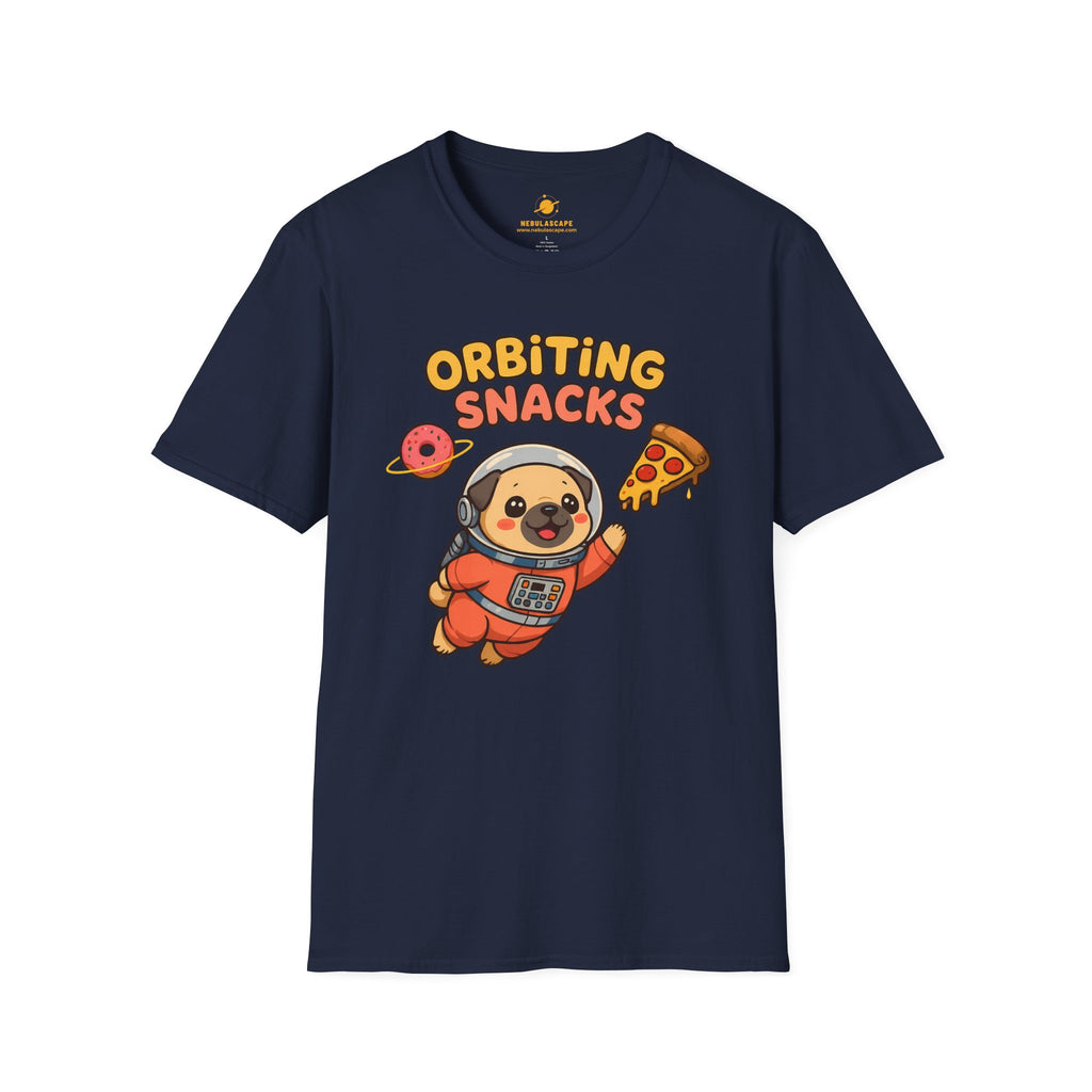 Orbiting Snacks Dog Astronaut T-Shirt