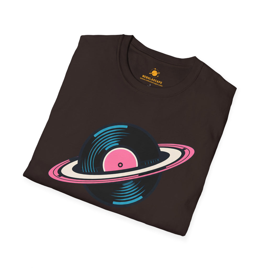 Sounds Of Space Planet Record Disc T-Shirt