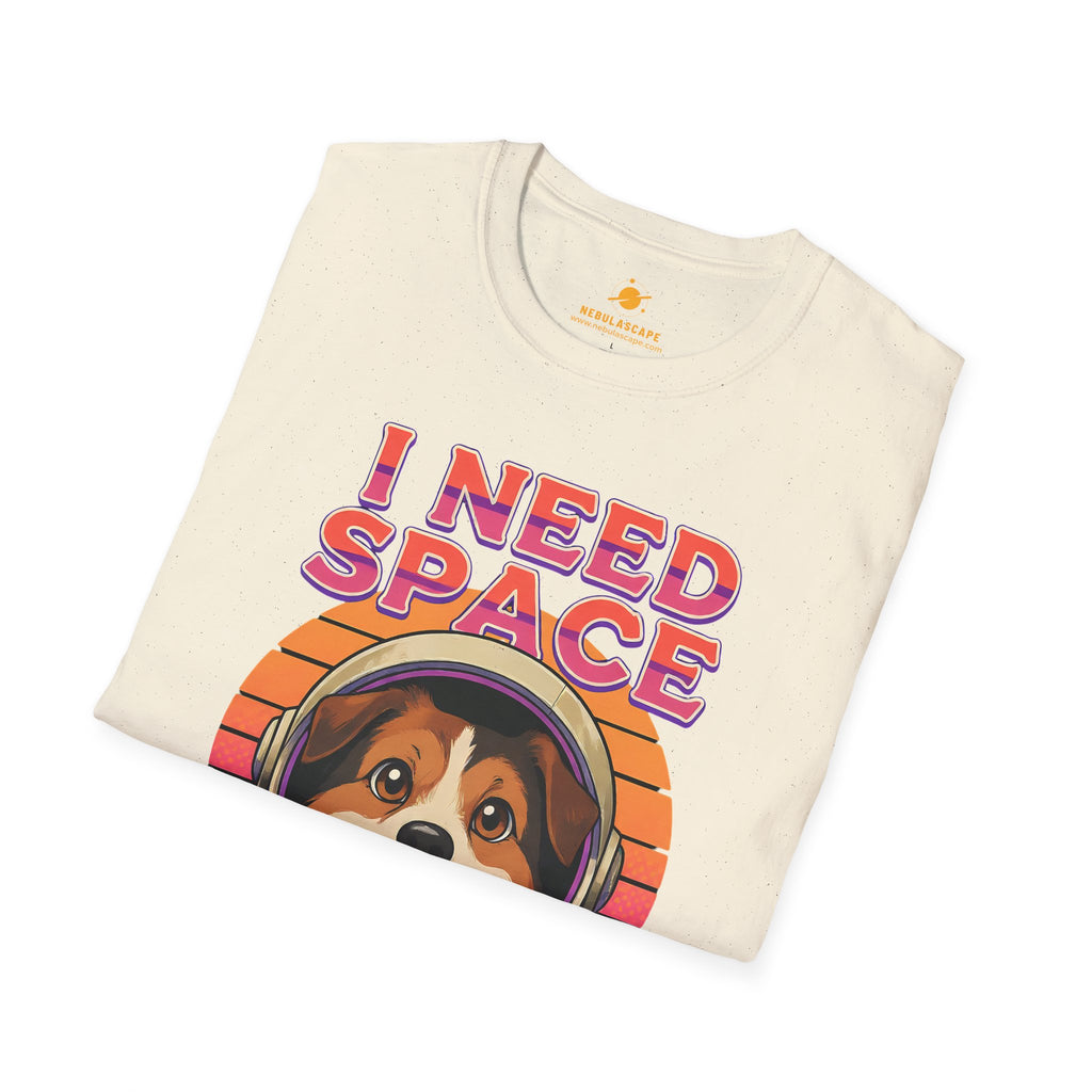I Need Space - Cute Dog Astronaut T-Shirt