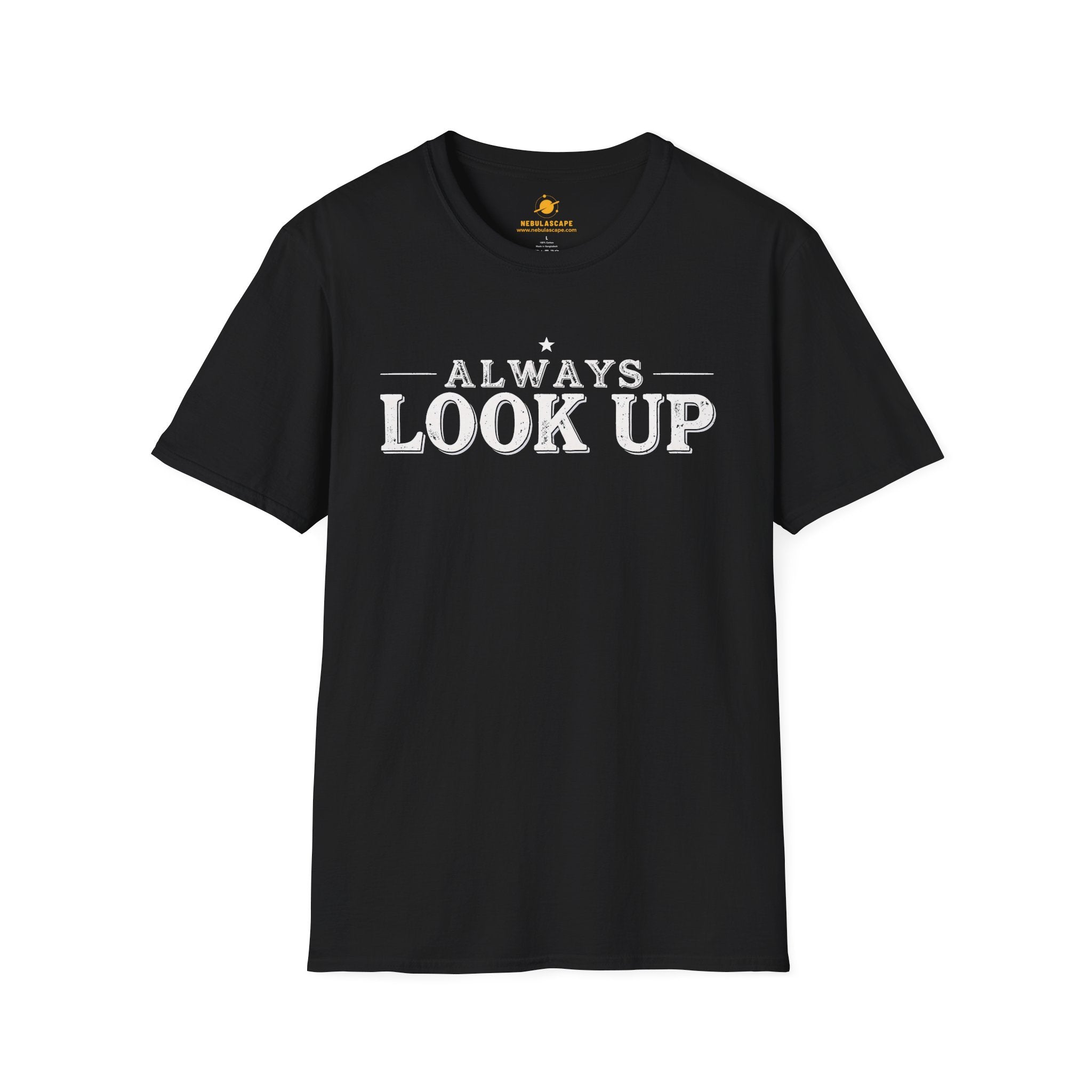 Always Look Up T-Shirt — Inspirational Sky Graphic Tee