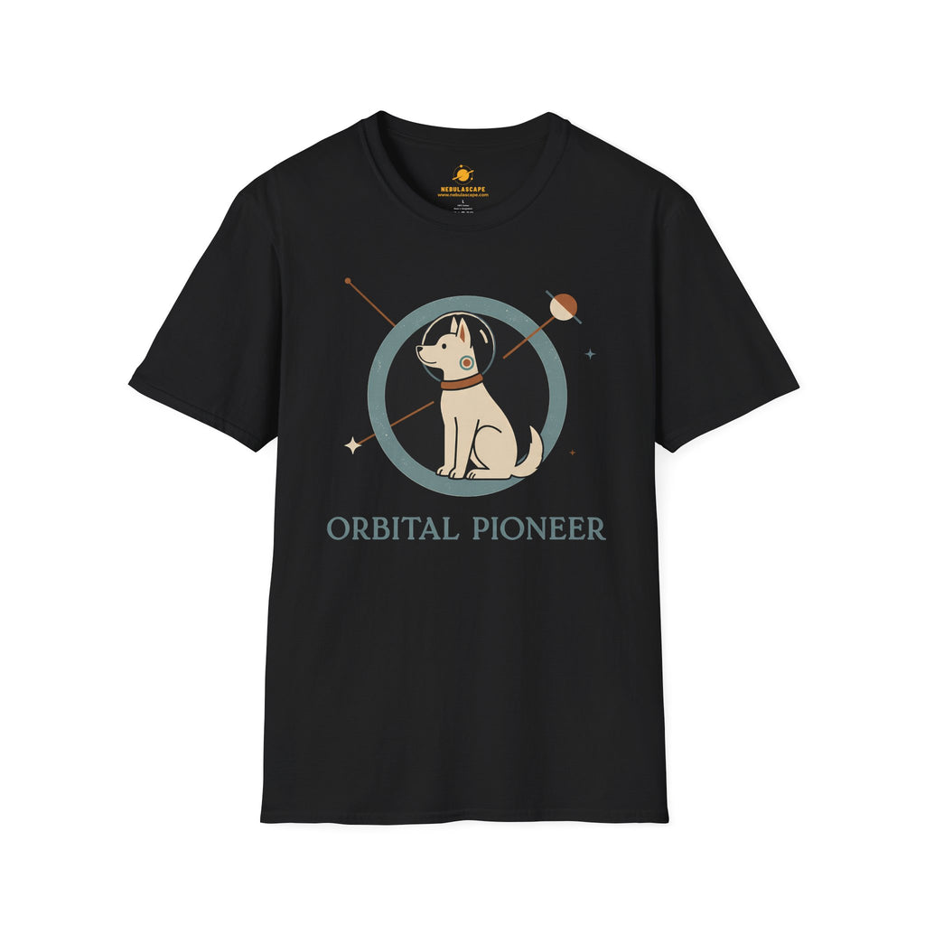 Orbital Pioneer Dog in Space T-Shirt