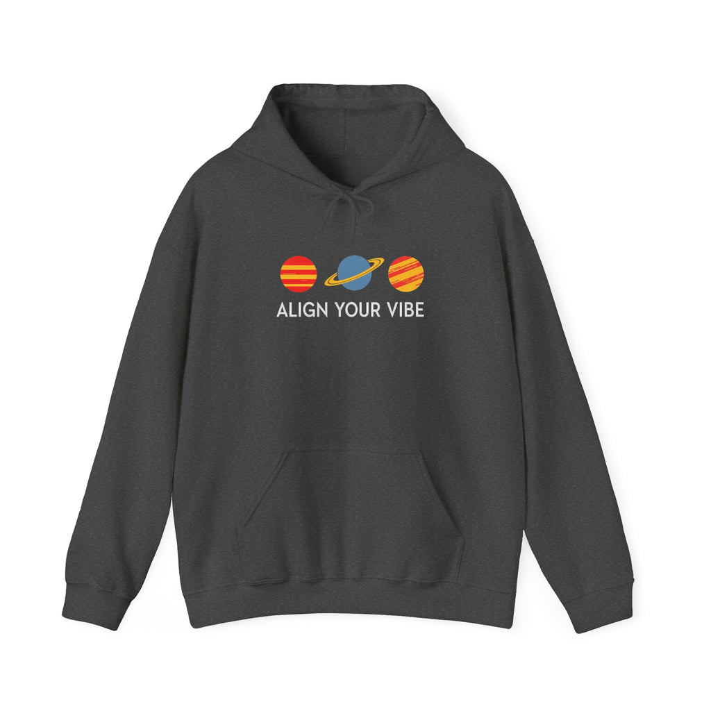 Align Your Vibe Hoodie – Planet Graphic Spiritual Sweatshirt