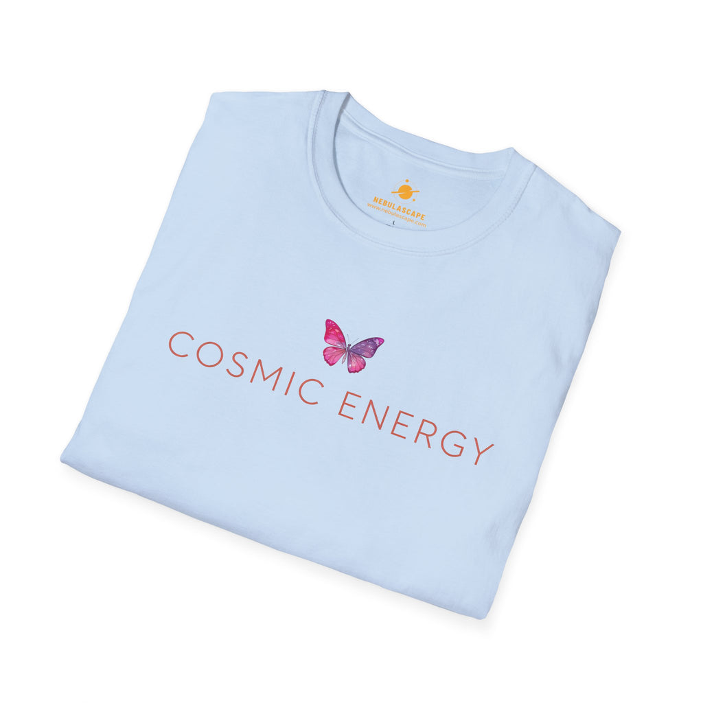 Cosmic Energy Butterfly Tee — Spiritual Graphic T‑Shirt