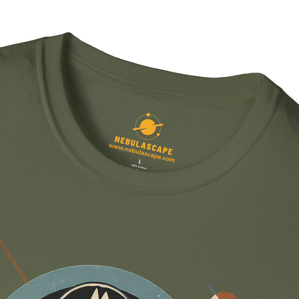 Orbital Pioneer Dog in Space T-Shirt