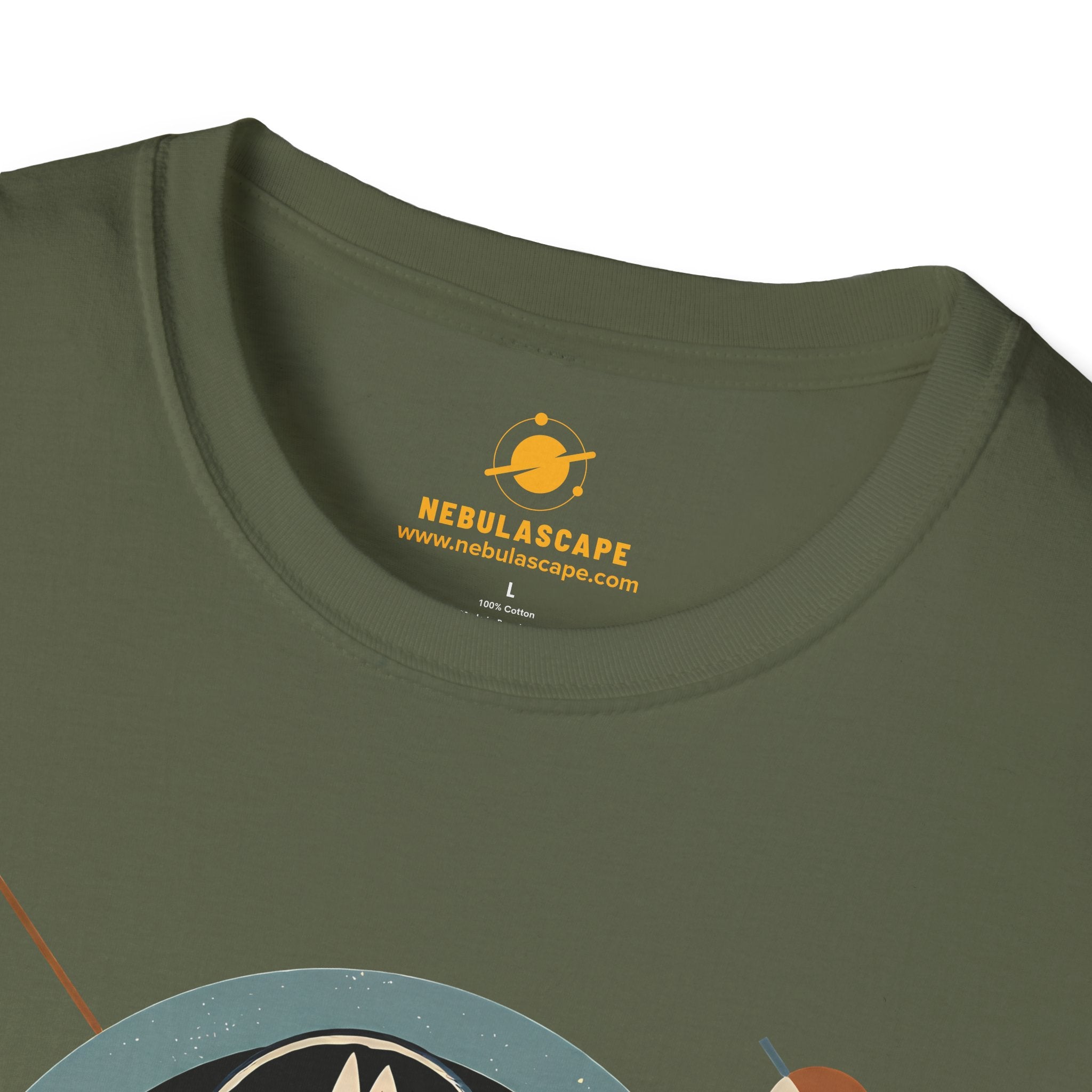 Orbital Pioneer Dog in Space T-Shirt