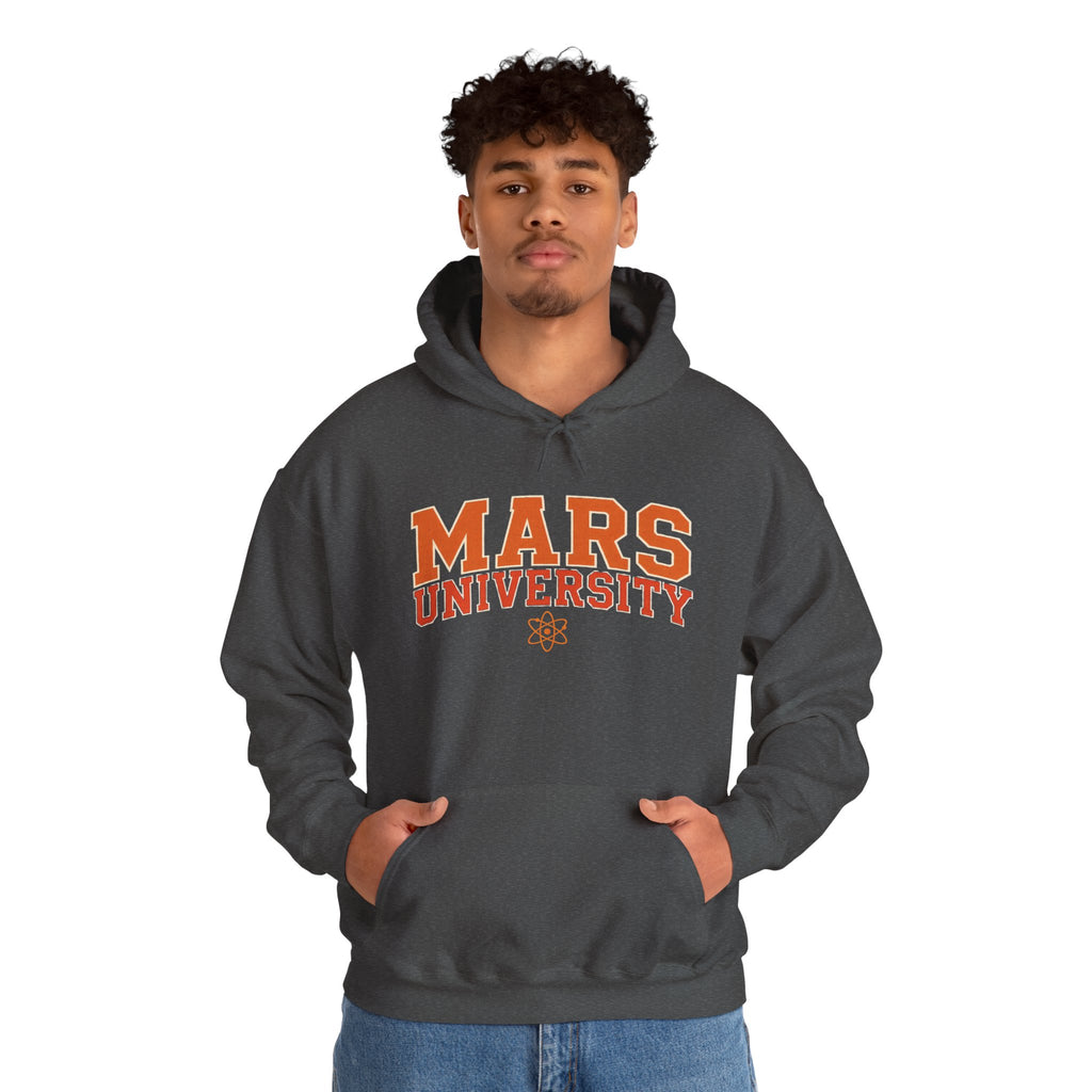 Mars University Hoodie – Retro Collegiate Graphic Pullover