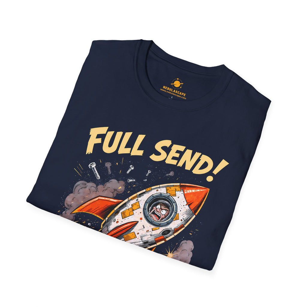 Full Send Rocket Launch Design 2 T-Shirt