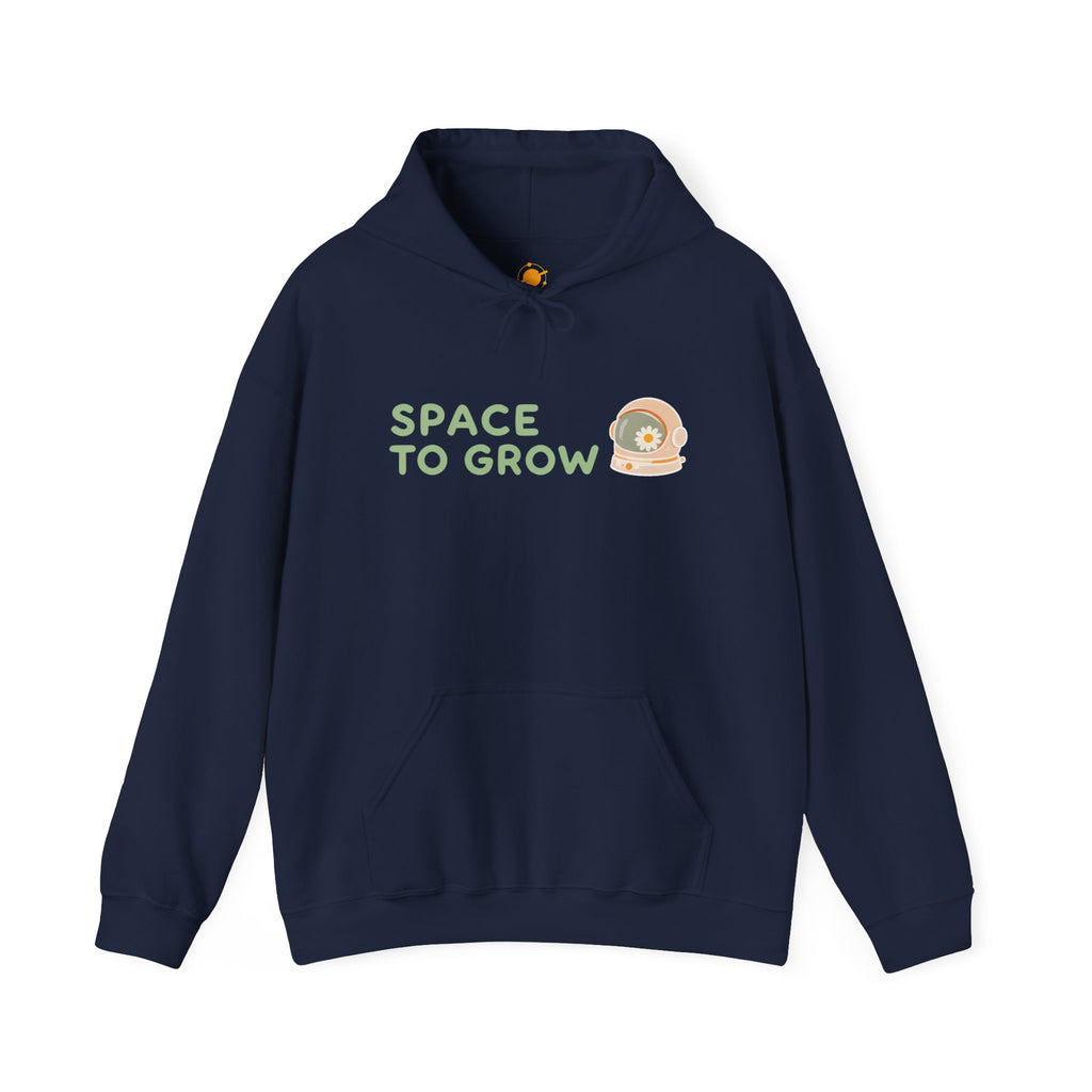 Space to Grow Hoodie — Cute Plant Astronaut Graphic Hoodie